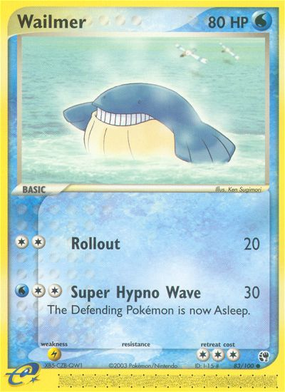 Wailmer (83/100) [EX: Sandstorm] | Odin's Place