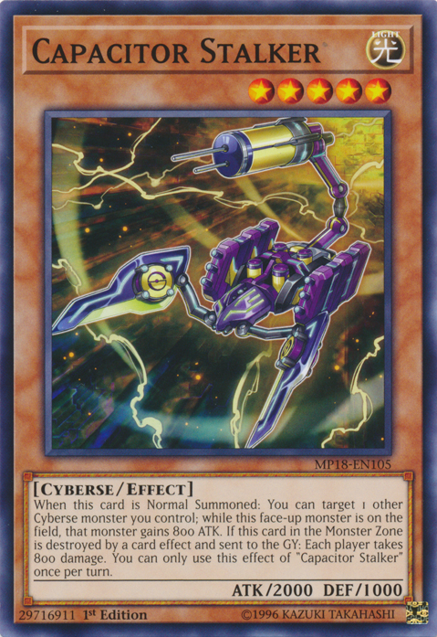 Capacitor Stalker [MP18-EN105] Common | Odin's Place
