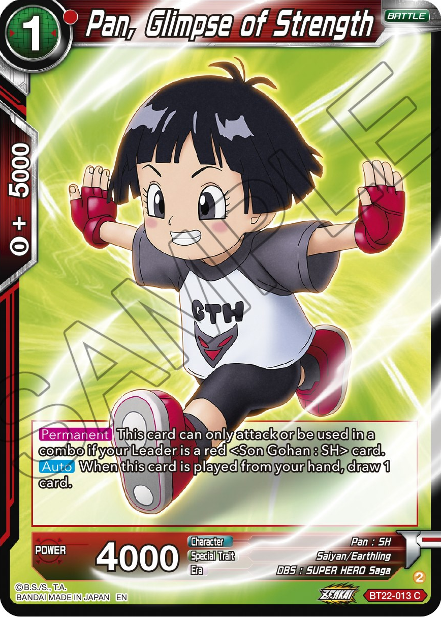 Pan, Glimpse of Strength (BT22-013) [Critical Blow] | Odin's Place