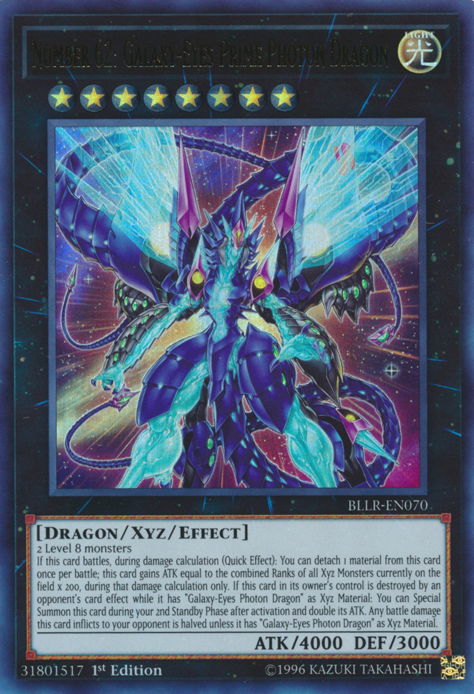Number 62: Galaxy-Eyes Prime Photon Dragon [BLLR-EN070] Ultra Rare | Odin's Place