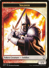 Soldier // Soldier Double-Sided Token [Guilds of Ravnica Guild Kit Tokens] | Odin's Place