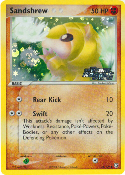 Sandshrew (74/109) (Stamped) [EX: Team Rocket Returns] | Odin's Place