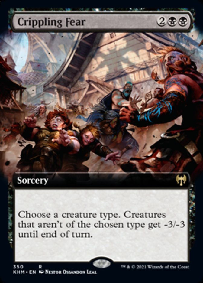 Crippling Fear (Extended Art) [Kaldheim] | Odin's Place