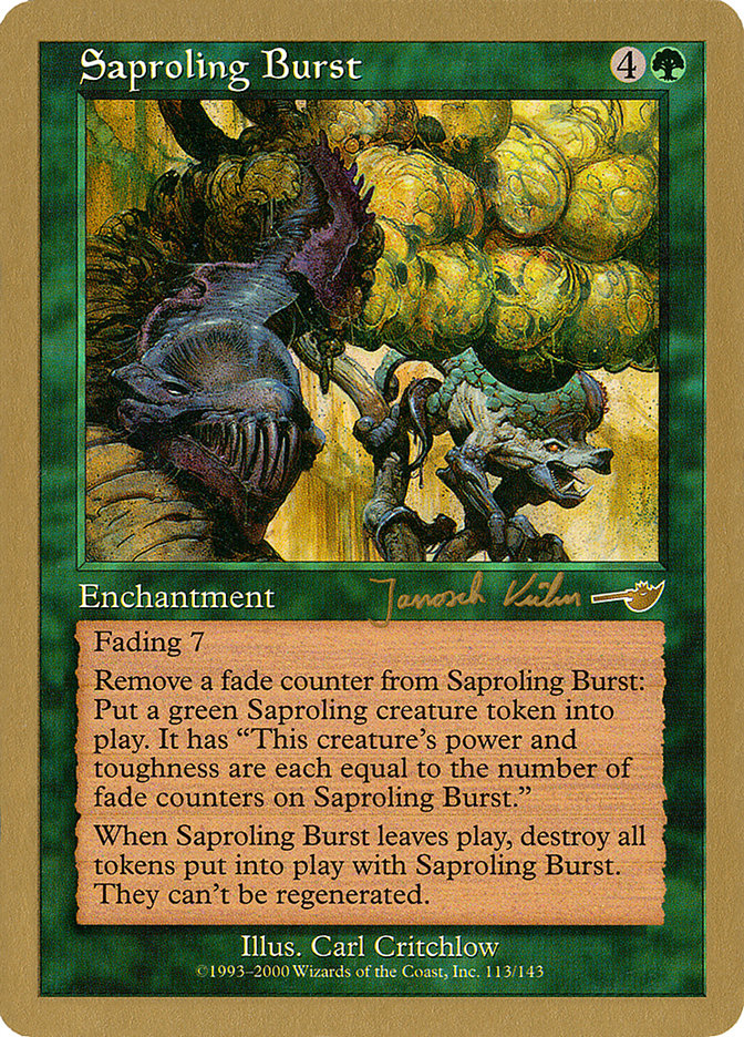 Saproling Burst (Janosch Kuhn) [World Championship Decks 2000] | Odin's Place