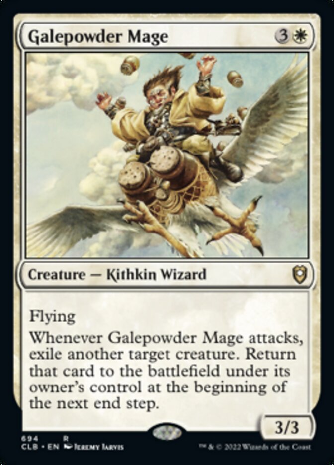 Galepowder Mage [Commander Legends: Battle for Baldur's Gate] | Odin's Place