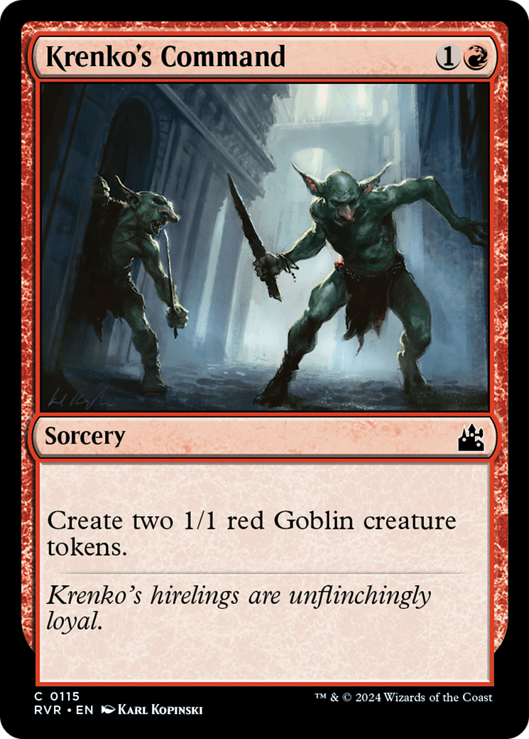 Krenko's Command [Ravnica Remastered] | Odin's Place