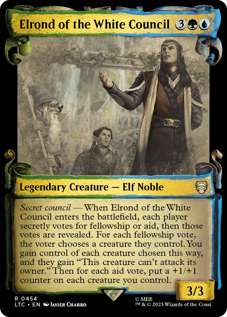 Elrond of the White Council [The Lord of the Rings: Tales of Middle-Earth Commander Showcase Scrolls] | Odin's Place