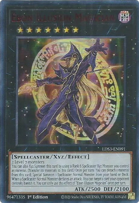 Ebon Illusion Magician (Red) [LDS3-EN091] Ultra Rare | Odin's Place