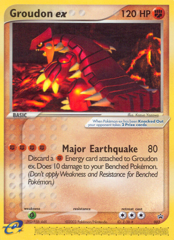 Groudon ex (002) [Nintendo: Black Star Promos] | Odin's Place