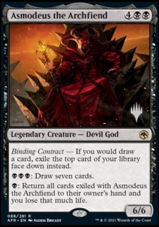 Asmodeus the Archfiend (Promo Pack) [Dungeons & Dragons: Adventures in the Forgotten Realms Promos] | Odin's Place