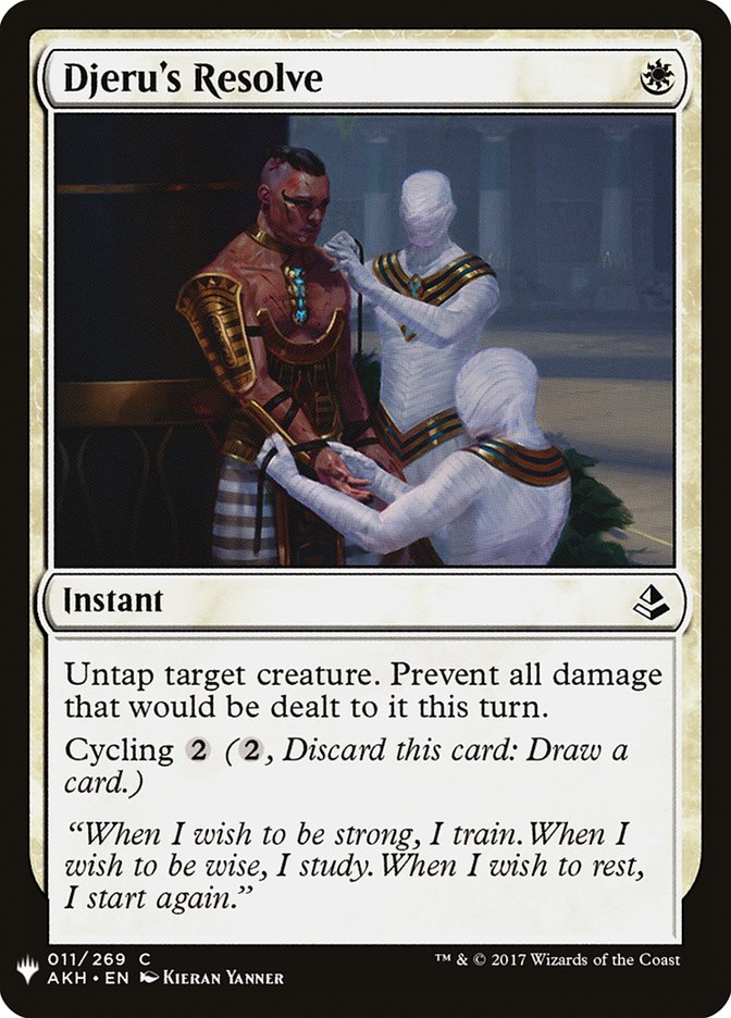 Djeru's Resolve [Mystery Booster] | Odin's Place