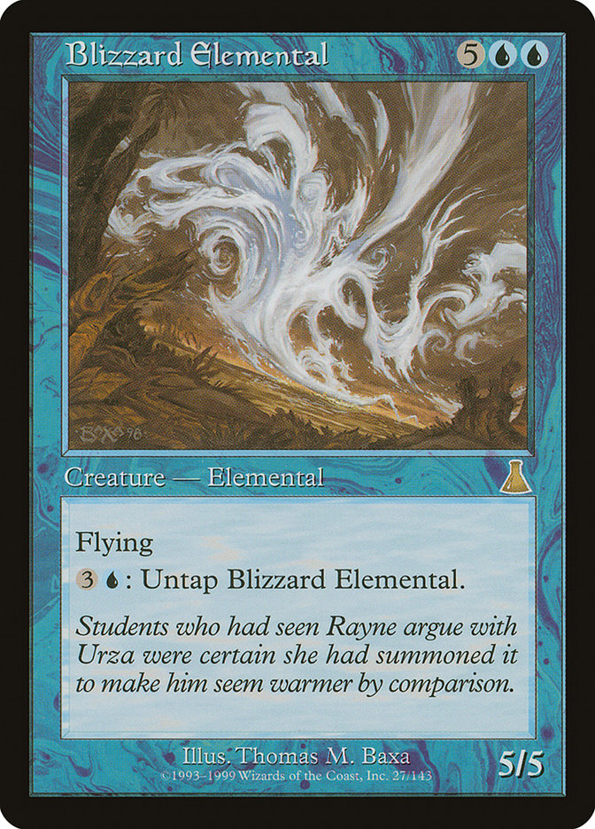 Blizzard Elemental (27) [Urza's Destiny] | Odin's Place