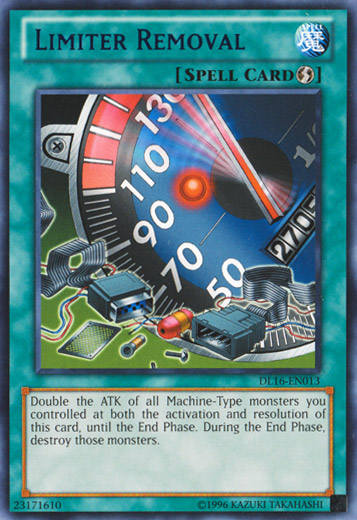Limiter Removal (Blue) [DL16-EN013] Rare | Odin's Place