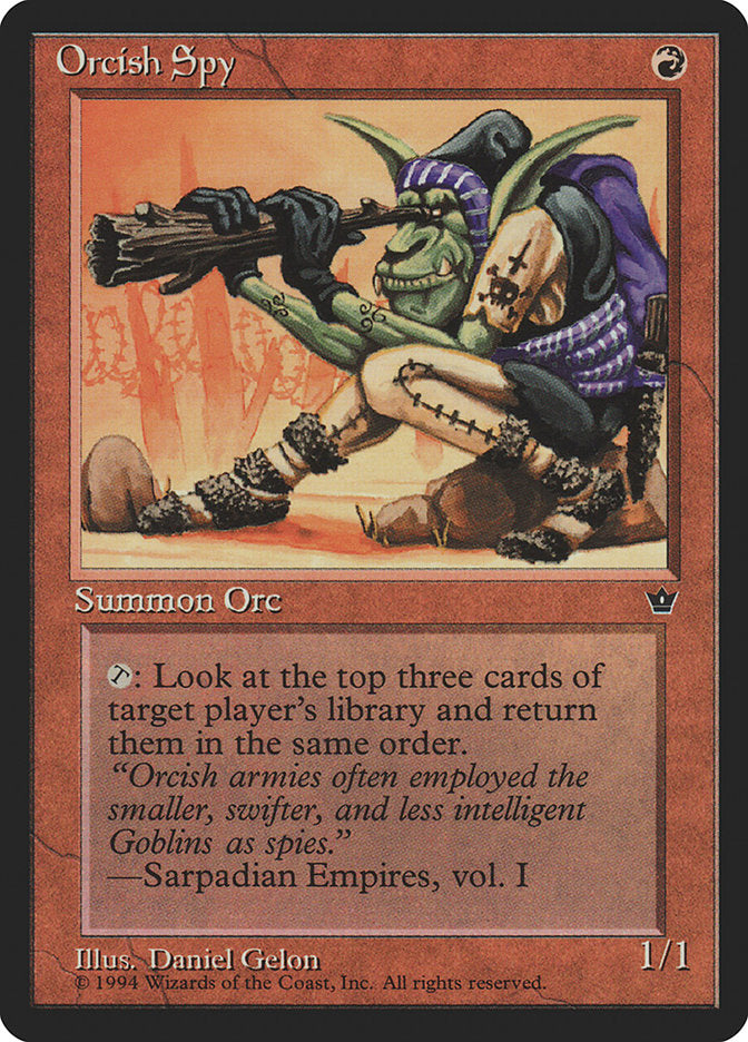 Orcish Spy (Daniel Gelon) [Fallen Empires] | Odin's Place