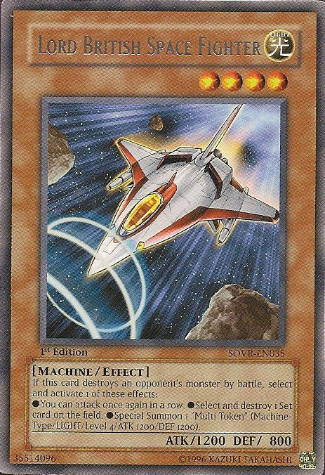 Lord British Space Fighter [SOVR-EN035] Rare | Odin's Place