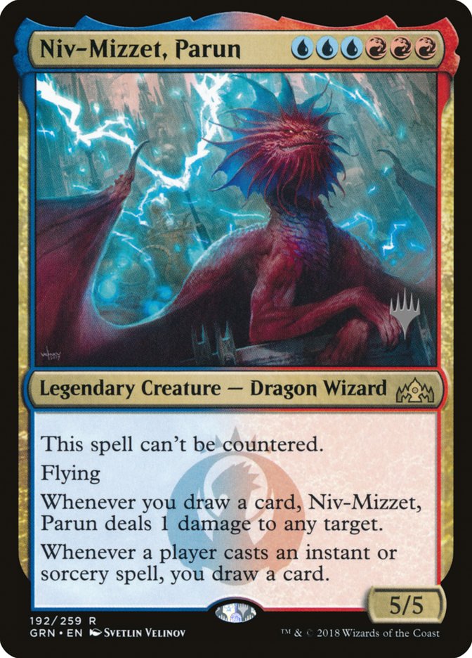 Niv-Mizzet, Parun (Promo Pack) [Guilds of Ravnica Promos] | Odin's Place