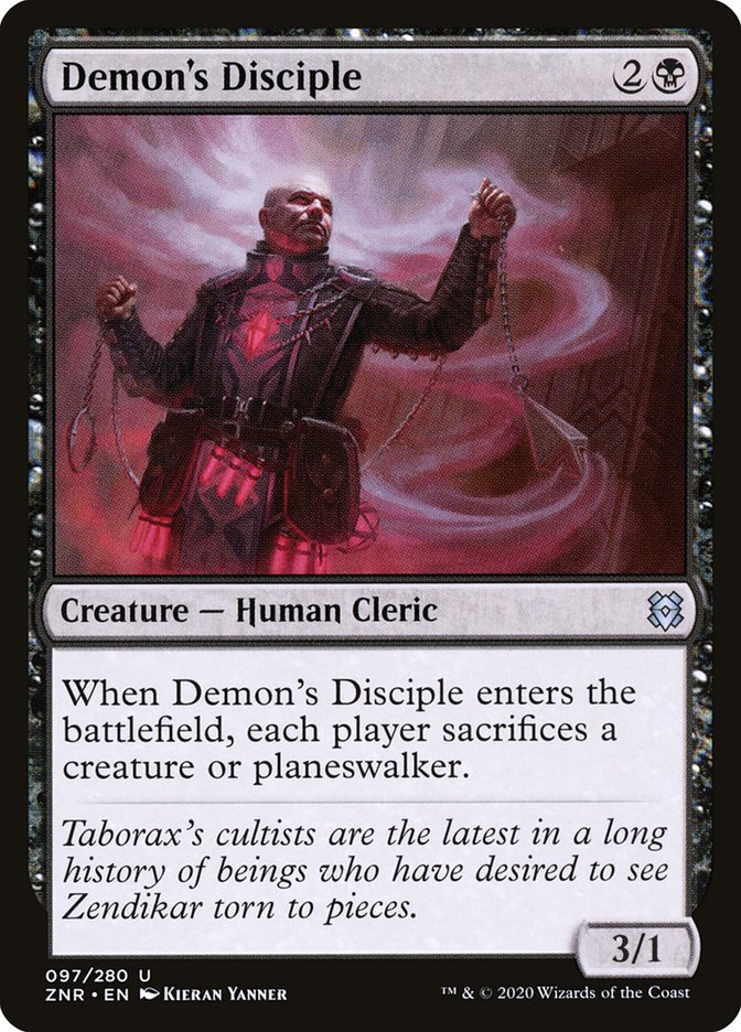Demon's Disciple [Zendikar Rising] | Odin's Place