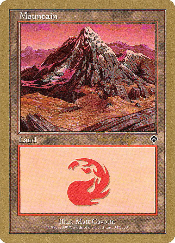 Mountain (tvdl343) (Tom van de Logt) [World Championship Decks 2001] | Odin's Place