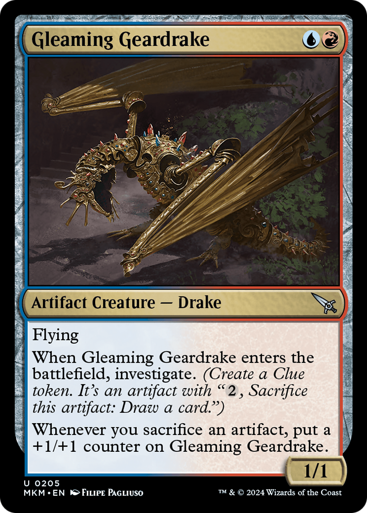 Gleaming Geardrake [Murders at Karlov Manor] | Odin's Place