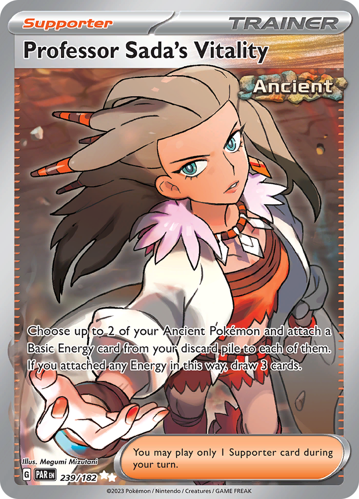 Professor Sada's Vitality (239/182) [Scarlet & Violet: Paradox Rift] | Odin's Place