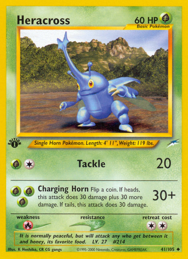 Heracross (41/105) [Neo Destiny 1st Edition] | Odin's Place