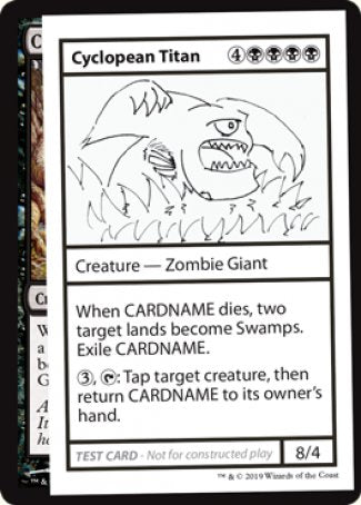 Cyclopean Titan (2021 Edition) [Mystery Booster Playtest Cards] | Odin's Place