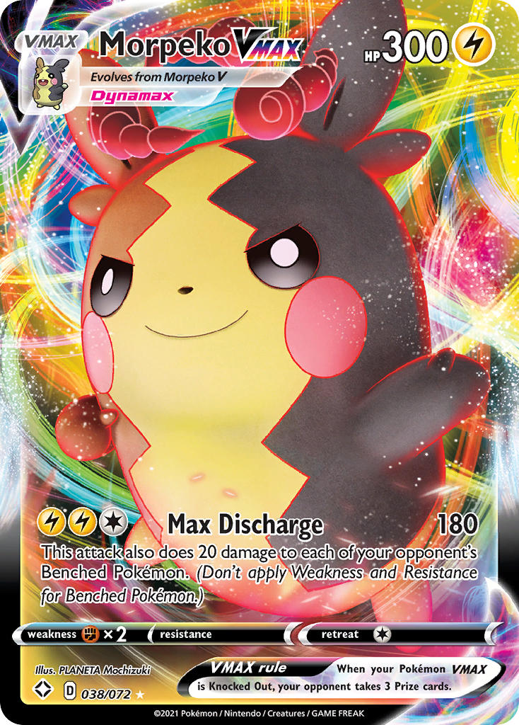 Morpeko VMAX (038/072) [Sword & Shield: Shining Fates] | Odin's Place