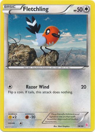 Fletchling (19/30) [XY: Trainer Kit - Sylveon] | Odin's Place