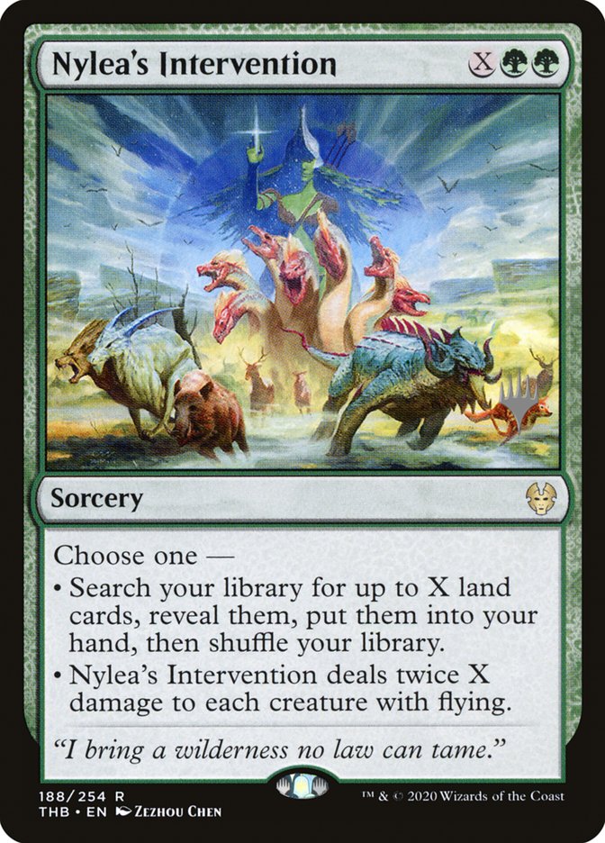 Nylea's Intervention (Promo Pack) [Theros Beyond Death Promos] | Odin's Place