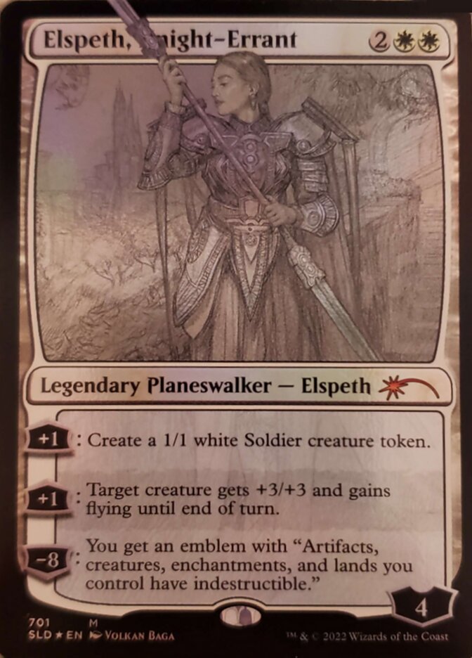 Elspeth, Knight-Errant (Sketch) [Secret Lair Drop Promos] | Odin's Place