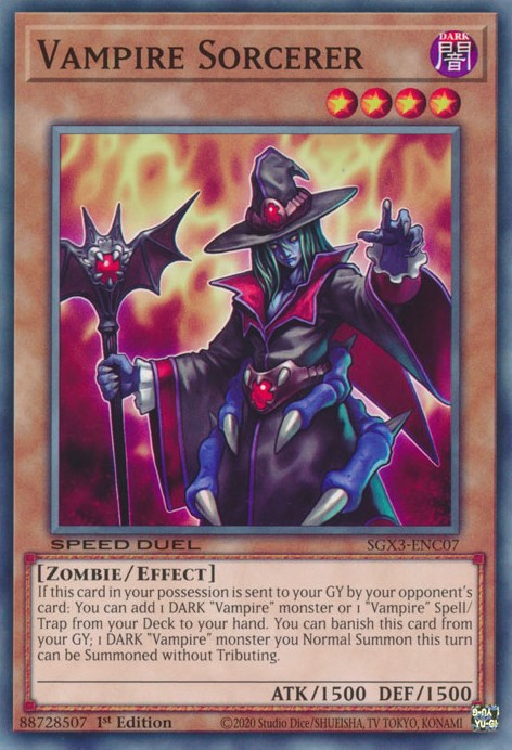 Vampire Sorcerer [SGX3-ENC07] Common | Odin's Place