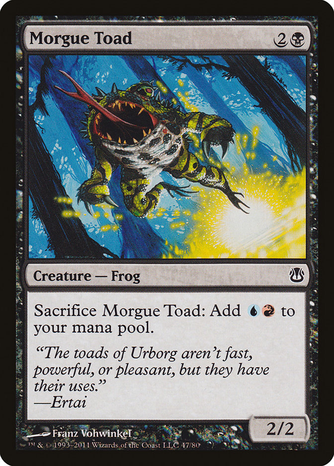Morgue Toad (47) [Duel Decks: Ajani vs. Nicol Bolas] | Odin's Place