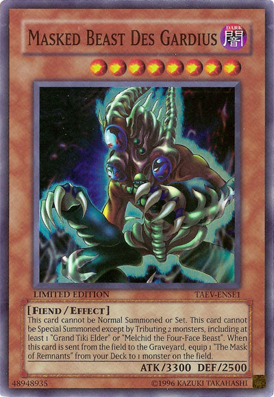 Masked Beast Des Gardius [TAEV-ENSE1] Super Rare | Odin's Place