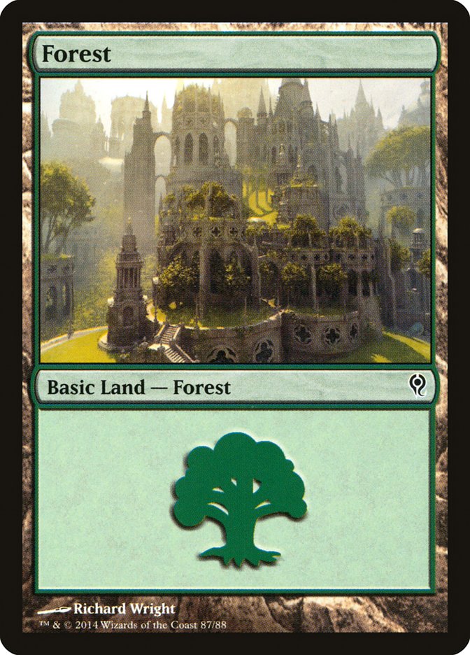 Forest (87) [Duel Decks: Jace vs. Vraska] | Odin's Place