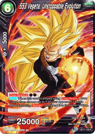 SS3 Vegeta, Unstoppable Evolution (BT11-129) [Vermilion Bloodline 2nd Edition] | Odin's Place