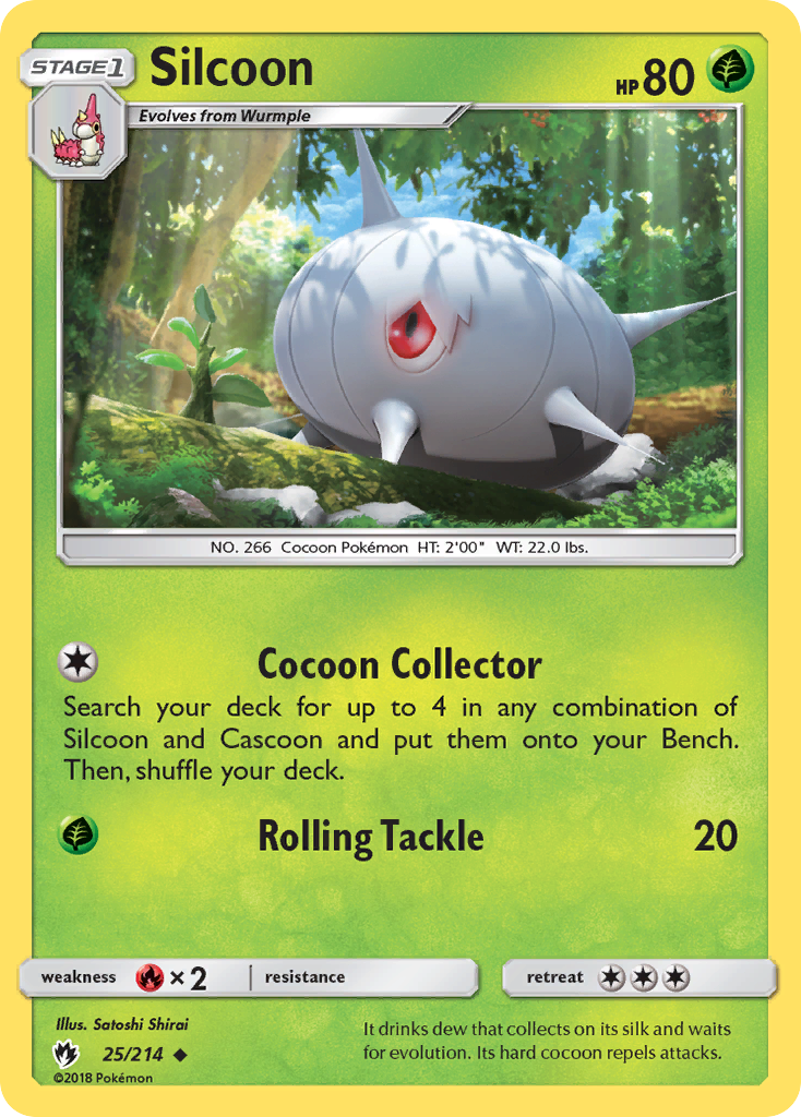 Silcoon (25/214) [Sun & Moon: Lost Thunder] | Odin's Place