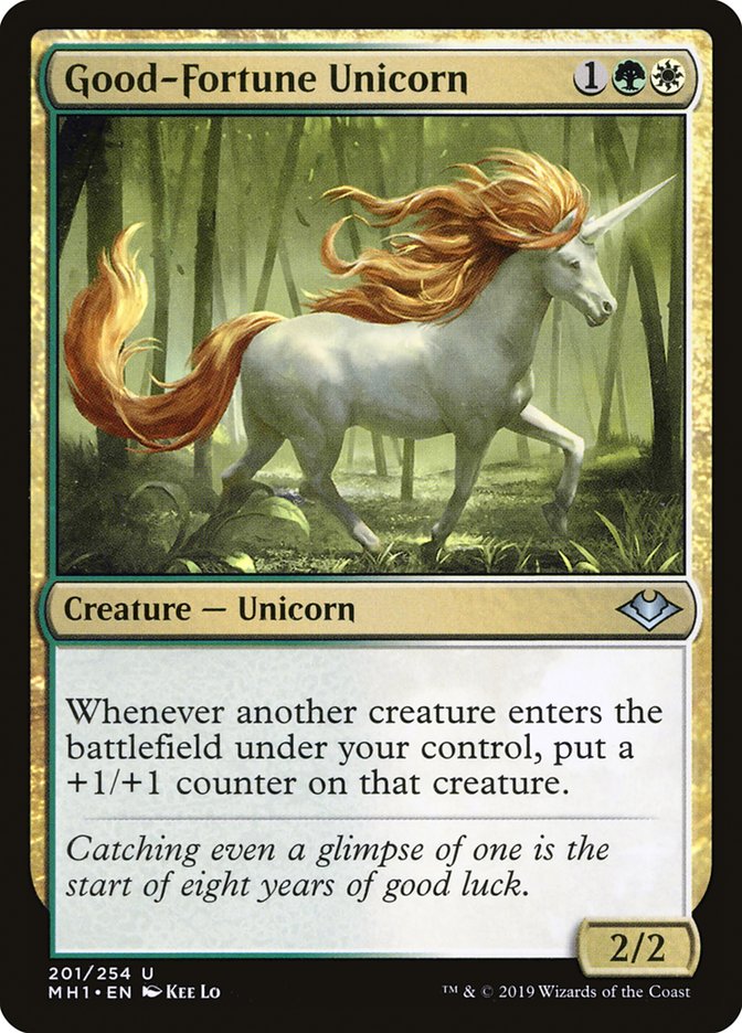 Good-Fortune Unicorn (201) [Modern Horizons] | Odin's Place