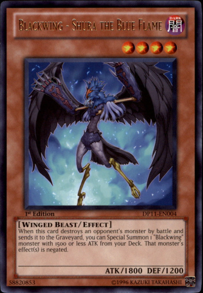 Blackwing - Shura the Blue Flame [DP11-EN004] Rare | Odin's Place