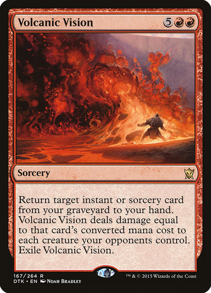 Volcanic Vision (167) [Dragons of Tarkir] | Odin's Place