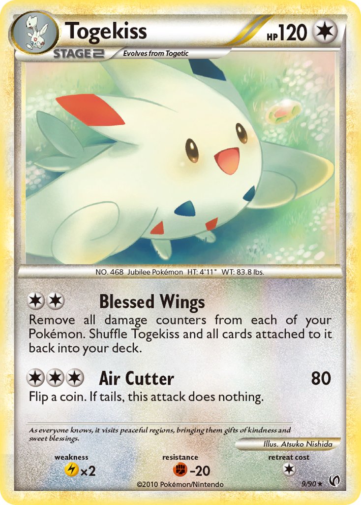 Togekiss (9/90) (Theme Deck Exclusive) [HeartGold & SoulSilver: Undaunted] | Odin's Place