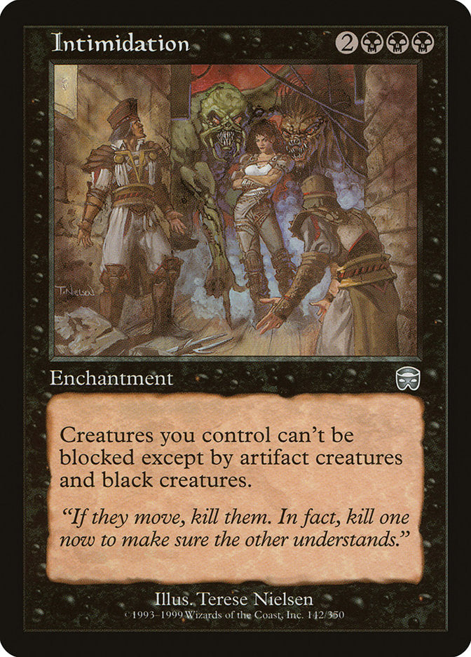 Intimidation (142) [Mercadian Masques] | Odin's Place
