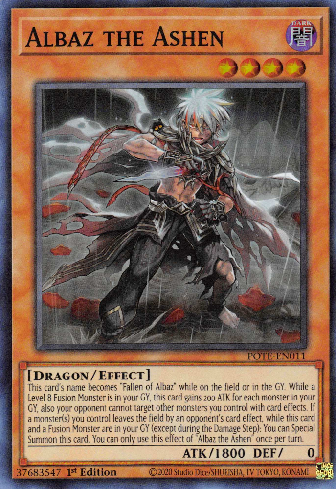 Albaz the Ashen [POTE-EN011] Super Rare | Odin's Place