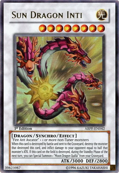 Sun Dragon Inti [ABPF-EN042] Ultra Rare | Odin's Place