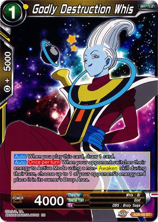 Godly Destruction Whis (Starter Deck - Rising Broly) (SD8-09) [Destroyer Kings] | Odin's Place