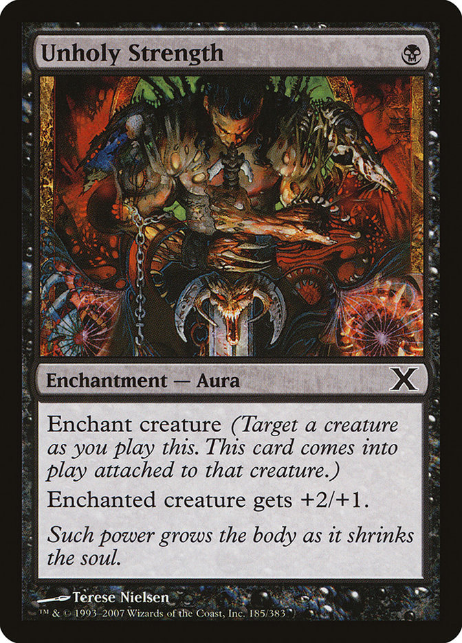 Unholy Strength (185) [Tenth Edition] | Odin's Place