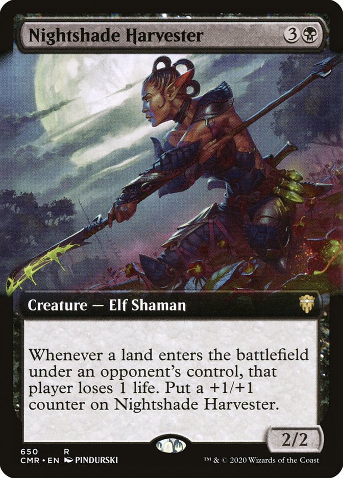 Nightshade Harvester (Extended Art) [Commander Legends] | Odin's Place