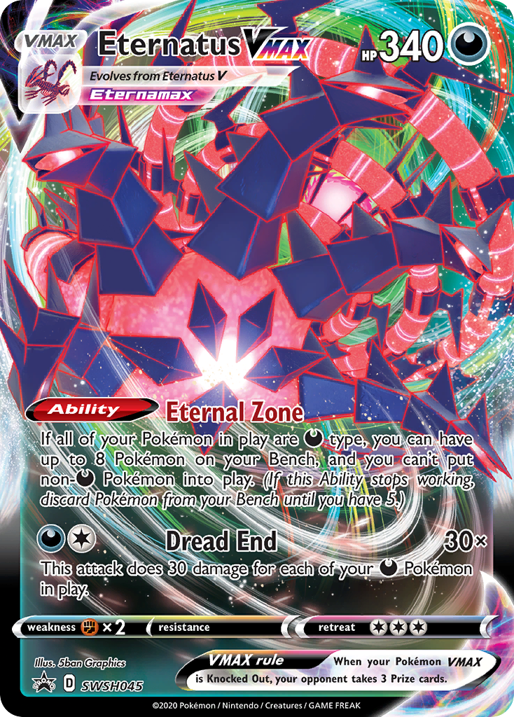 Eternatus VMAX (SWSH045) (Jumbo Card) [Sword & Shield: Black Star Promos] | Odin's Place