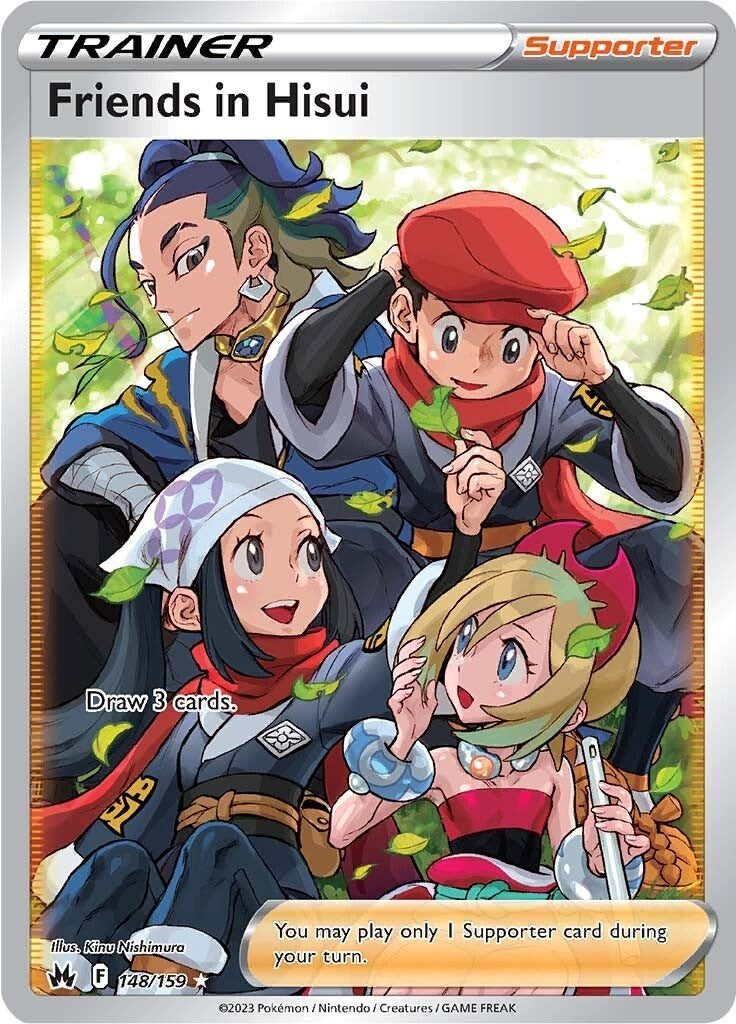 Friends in Hisui (148/159) (Full Art) [Sword & Shield: Crown Zenith] | Odin's Place