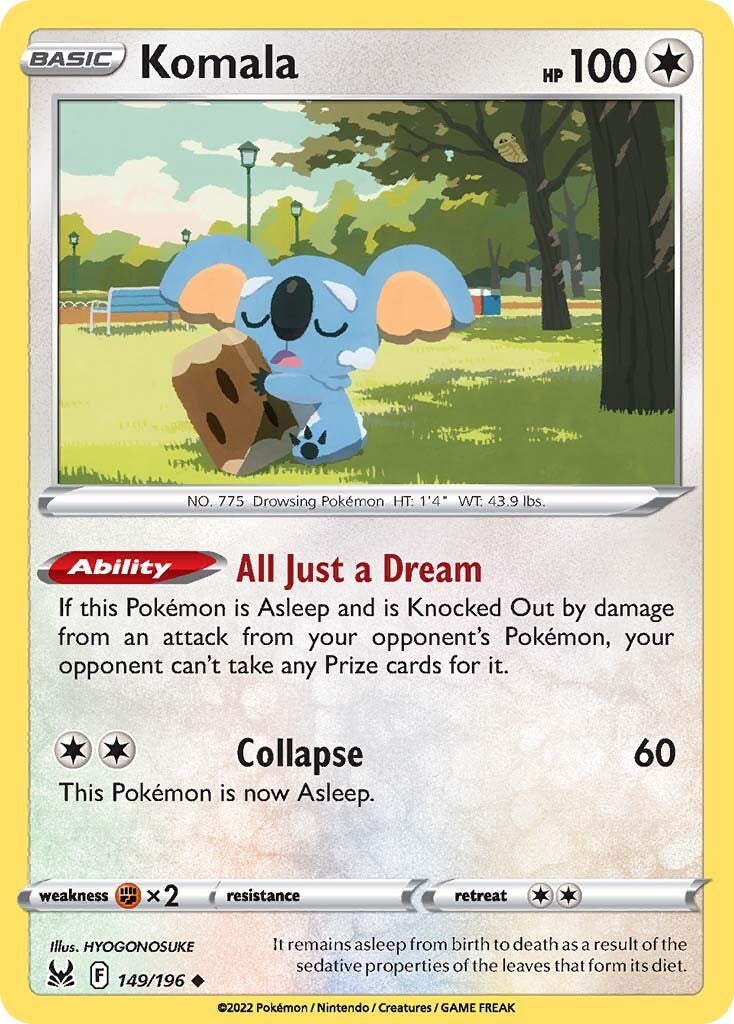 Komala (149/196) [Sword & Shield: Lost Origin] | Odin's Place