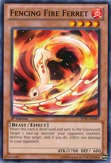 Fencing Fire Ferret [JOTL-EN097] Common | Odin's Place